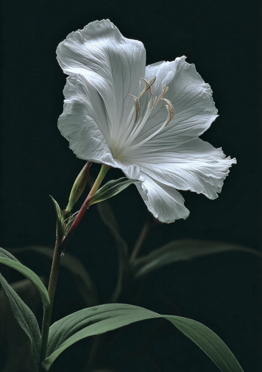 White Flower Series 05 - Botanical Colour