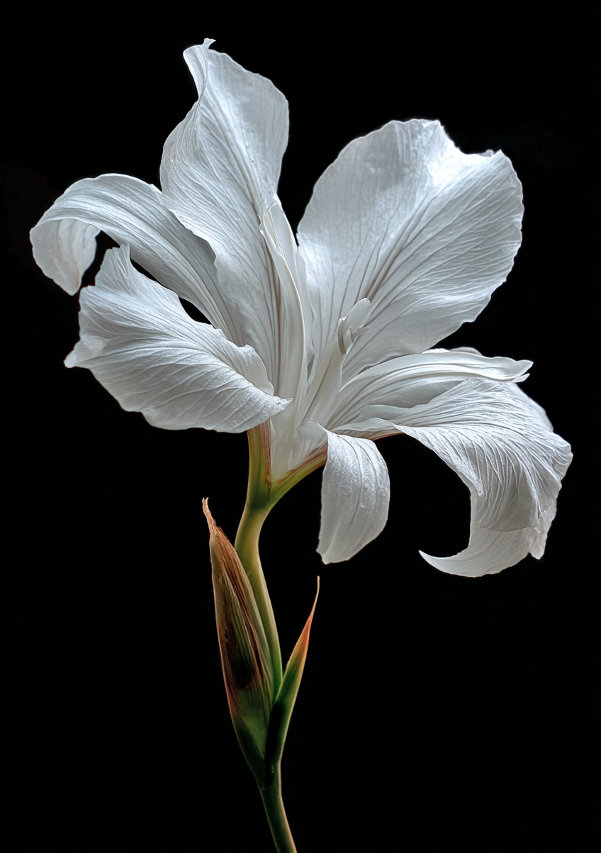 White Flower Series 07 - Botanical Colour