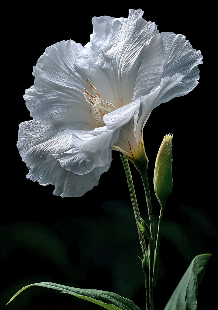 White Flower Series 08 - Botanical Colour