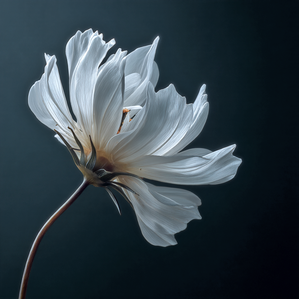 White Flower Series 04 - Botanical Colour