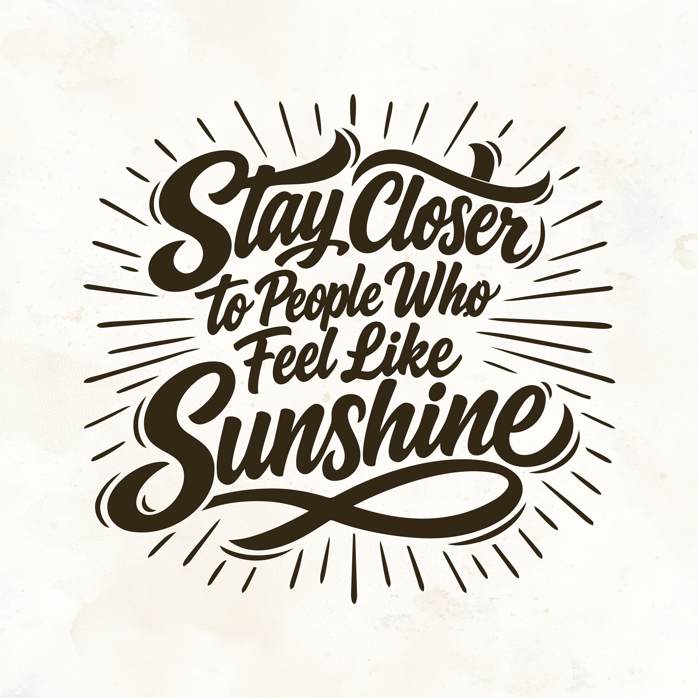 Stay Closer To People Who Feel Like Sunshine